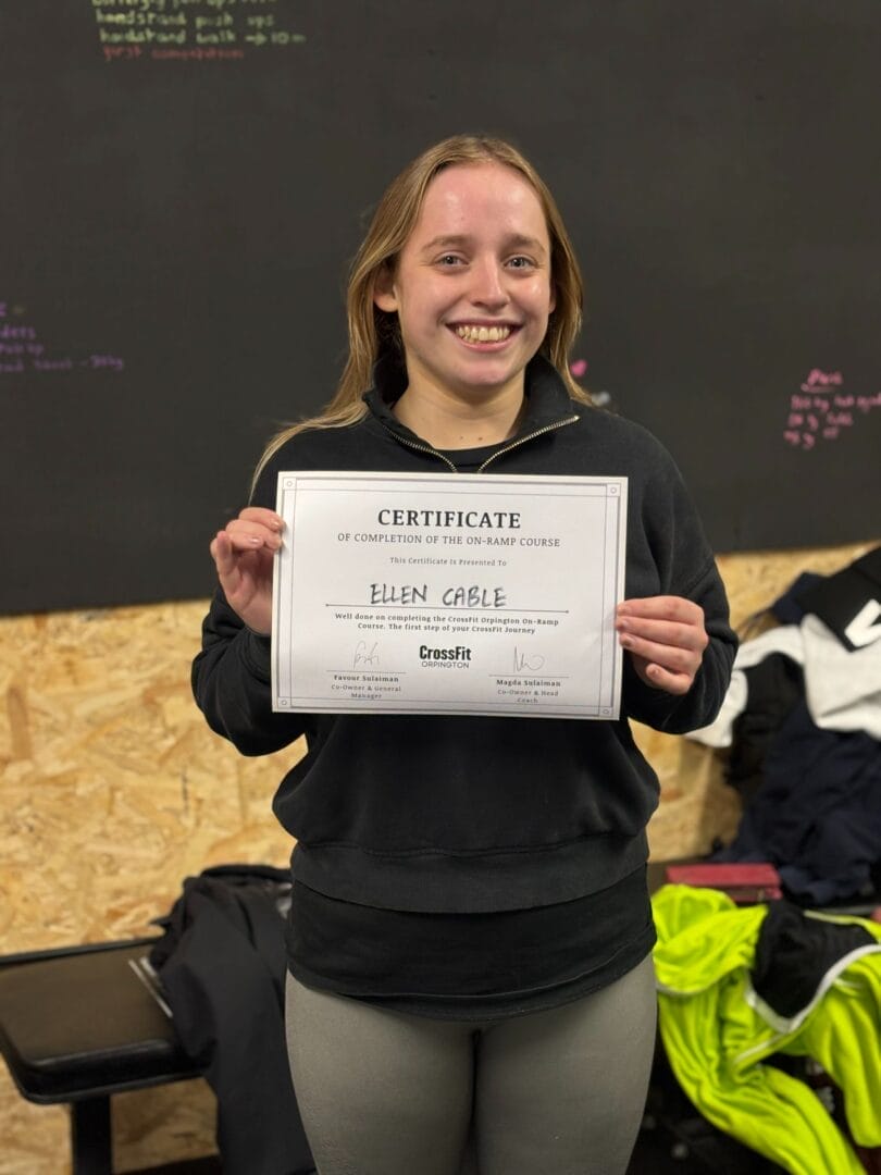 Ellen Cable at CrossFit Orpington